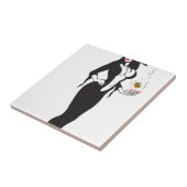 Carreau sorcière de l'ampli halloween (Côté)