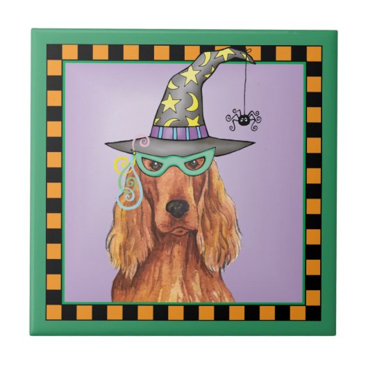 Carreau Sorcière de Setter irlandais (Devant)