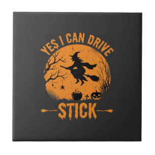 Carreau Sorcière d'Halloween Drive Stick Graphique_1