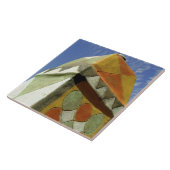 Carreau Soudan, Nord (Nubie), Toit décoré (Côté)