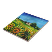 CARREAU SOUFFRANCES ET CAMPAGNE EN TOSCANE (Côté)