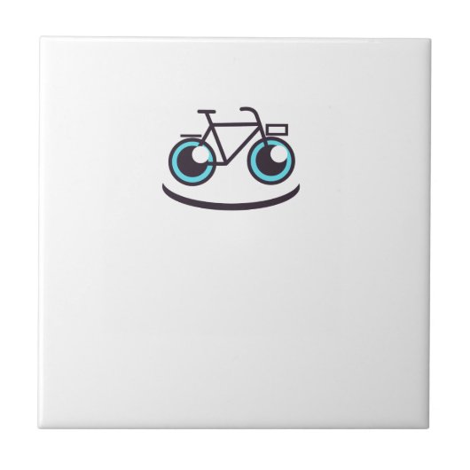 Carreau Sourire à vélo (Devant)
