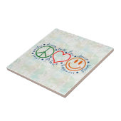 Carreau Sourire d'amour de paix (Côté)