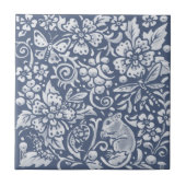 Carreau Souris Bleu Blanc Forêt Forêt Façades animal R (Devant)