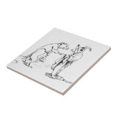 Carreau Souris de bonne nuit (Côté)
