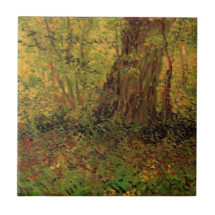 Carreau Sous-bois par Vincent van Gogh