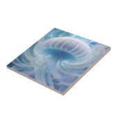 Carreau Sous L'Art Fractal De La Méduse De Mer, (Côté)