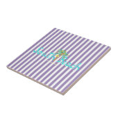 Carreau South Beach, Floride rayures violettesCarrelage (Côté)