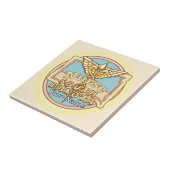 Carreau South Dakota Nurse Caduceus Tile (Côté)