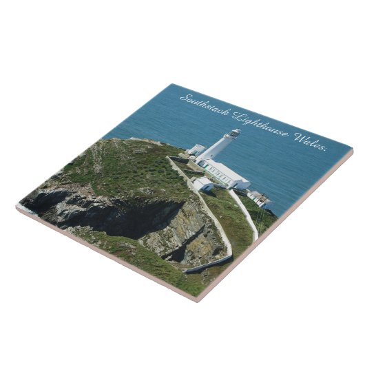 Carreau Southstack Lighthouse Wales. (Côté)