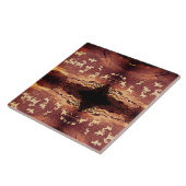 Carreau Southwest Petroglyph Ceramic Tile (Côté)