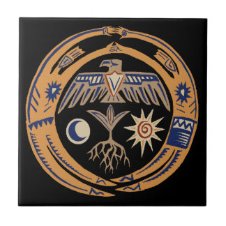 Carreau Southwest Rain Dance Spirituels