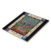 Carreau "Southwest Tree of Life" Quatre saisons, Tile Triv (Côté)