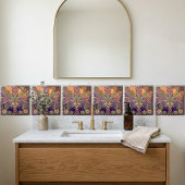 Carreau Southwestern Geometric Floral Cactus Desert