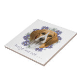 Carreau Souvenir Beagle (Côté)