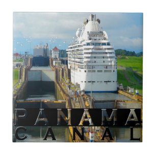 Carreau Souvenir de canal de Panama