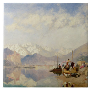 Carreau Souvenirs du Lago Maggiore, jour du marché à