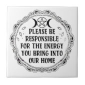 Carreau Soyez Responsable (Devant)