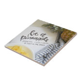 Carreau Soyez un ananas (Côté)