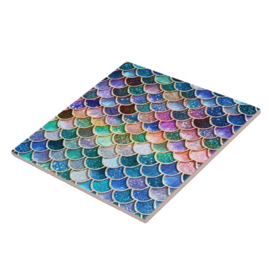 Carreau Soyons des échelles de sirène de scintillement de (Côté)