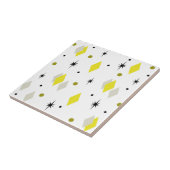 Carreau Space Age Diamonds Yellow Gray White (Côté)