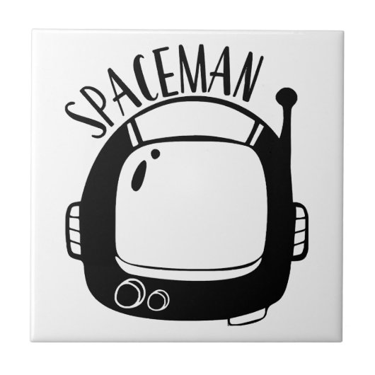 Carreau Spaceman Vintage (Devant)