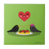 Carreau Spaghetti Meatballs Date romantique (Devant)