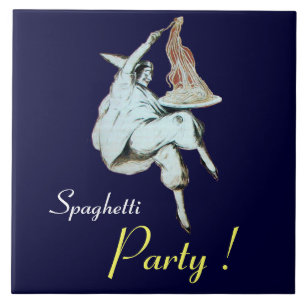 Carreau SPAGHETTI PARTY, CUISINE ITALIENNE, violet