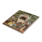 Carreau Spectacle de marionnettes de poinçon et de Judy " (Côté)