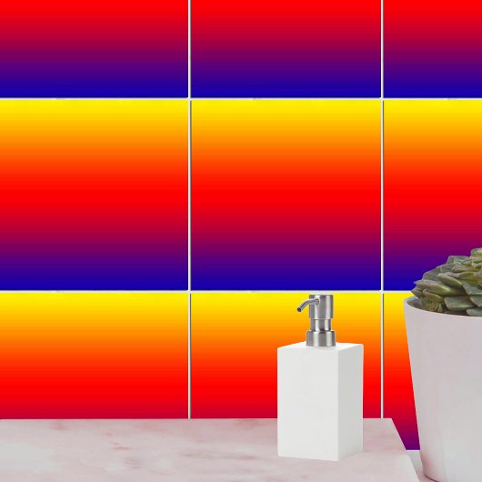 Carreau Spectre des couleurs horizontales -1