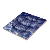 Carreau Sphère 3D de nuage abstrait (Côté)