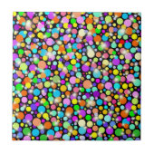 Carreau Sphères de couleurs psychédéliques (Devant)