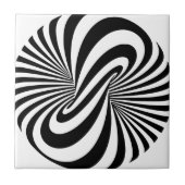 Carreau Spirale de l'illusion optique 3D (Devant)