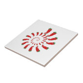 Carreau Spirale de Pepper Diva Rouge (Côté)