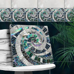 Carreau Spirale d'onde mosaïque - Abalone et Pearl<br><div class="desc">Spirale d'onde mosaïque - Abalone et Pearl</div>