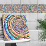 Carreau Spirale en mosaïque colorée<br><div class="desc">Spirale en mosaïque colorée</div>