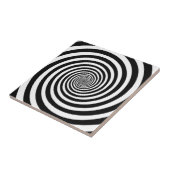 CARREAU SPIRALE FOLLE DE BLACK/WHITE (Côté)