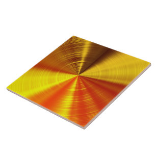 Carreau Spirale métallique d'or