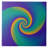 Carreau Spirales Arrière - plans Abstraites V (Devant)