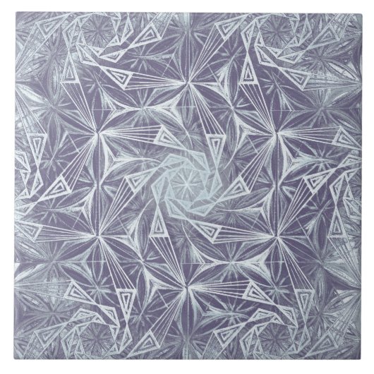 Carreau Spirales de Triangles (Devant)