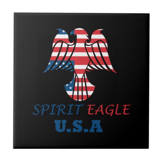 Carreau Spirit eagle (Devant)