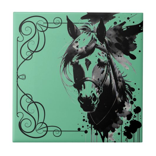 Carreau Spirit Pony 3 Aqua (Devant)