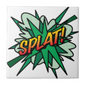 Carreau SPLAT Fun Retro Comic Book Pop Art (Devant)