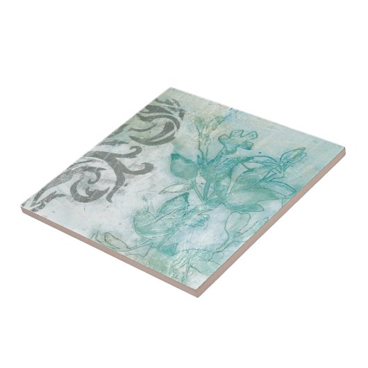 Carreau Spray de fleurs II (Côté)