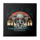 Carreau Spring Sunshine and Ele-fun Retro Beach Getaway (Devant)