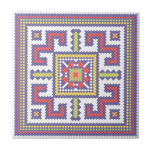 Carreau Square cross-stitch