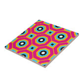Carreau Squares & Hexagons Colorful Geometric Pattern (Côté)