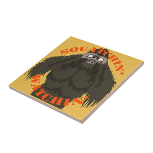 Carreau Squatchin' Watchin' Bigfoot Love (Côté)