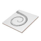 Carreau squelette de lézard vintage (Côté)