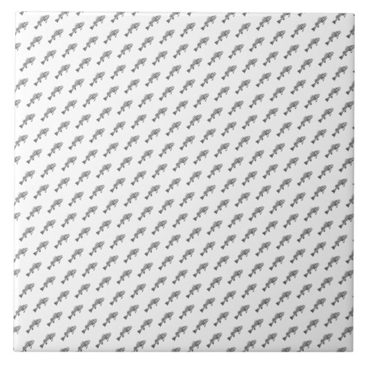 Carreau Squelette de poisson (Devant)